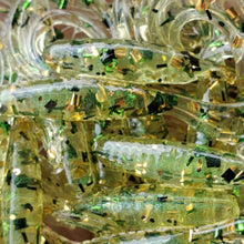 Load image into Gallery viewer, Color Code 0001 - Original Green - Transparent Green Plastic with Assorted Sized Green, Gold, and Black Glitter