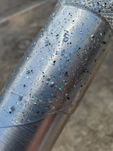 Load image into Gallery viewer, Color Code 0010 - Basic Color: Clear Plastic with Assorted Sized Silver and Black Glitter