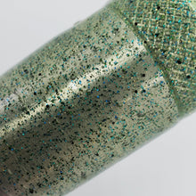 Load image into Gallery viewer, Color Code 0031 Clear Plastic with Fine Emerald Glitter, Fine Green Glitter, Black Glitter, and Gold Glitter (Inside light)
